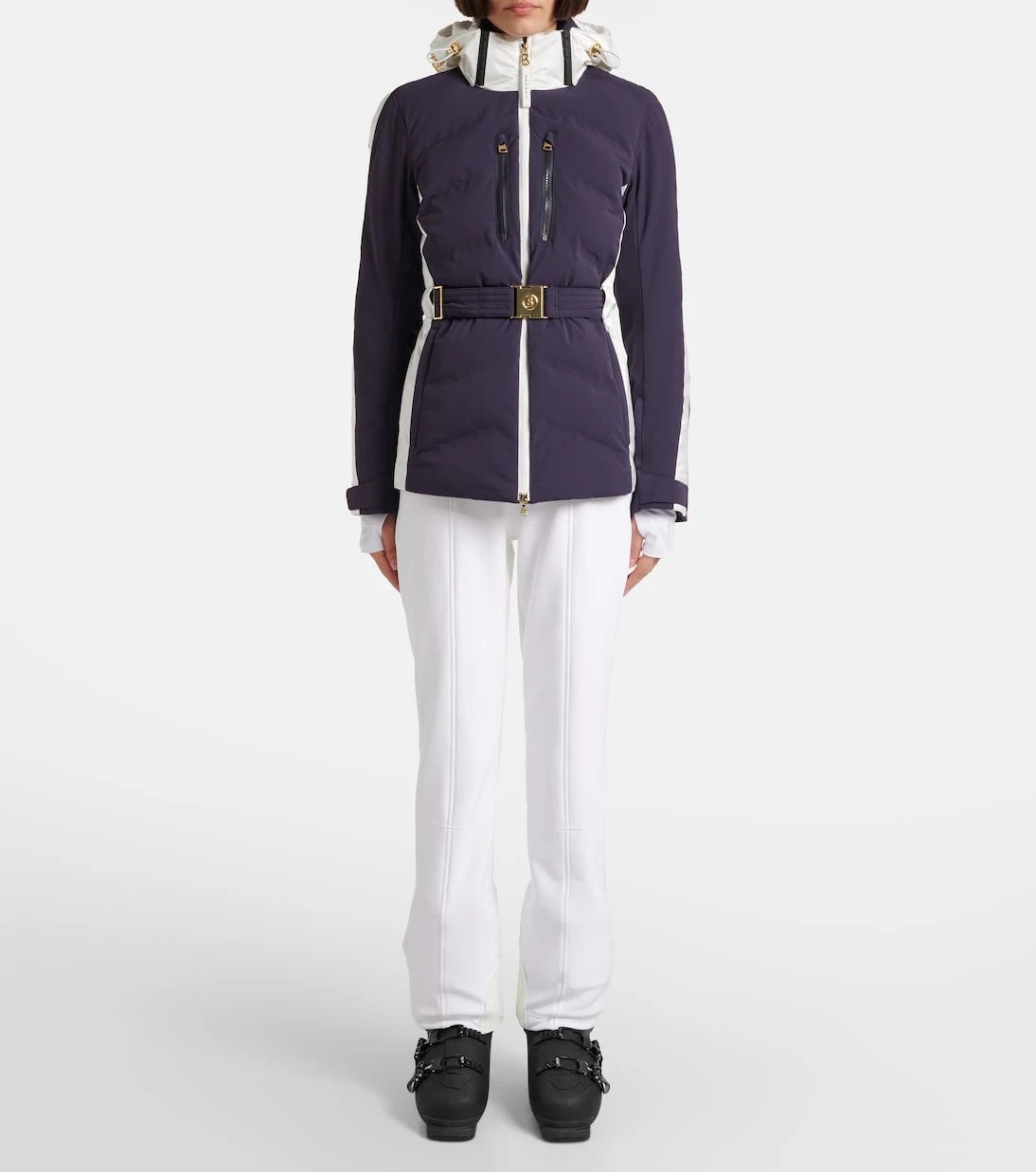 Bogner - Kira belted hooded down ski jacket