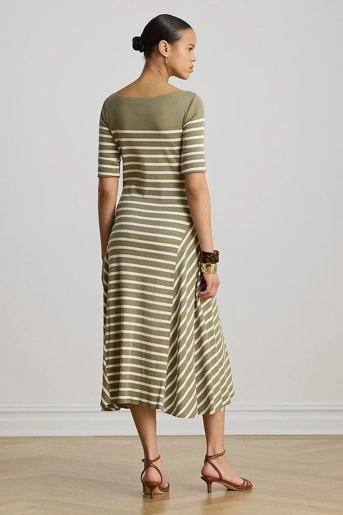 Lauren Ralph Lauren Pamuklu Etek Uçlu Elbise