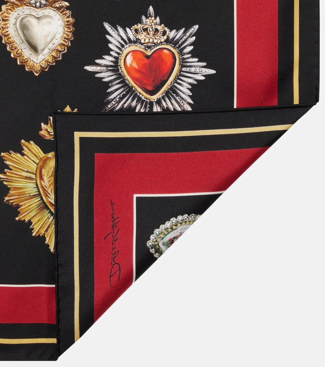 Dolce&Gabbana - Printed silk twill scarf