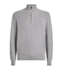 Polo Ralph Lauren Grey Cotton Half-Zip Sweater
