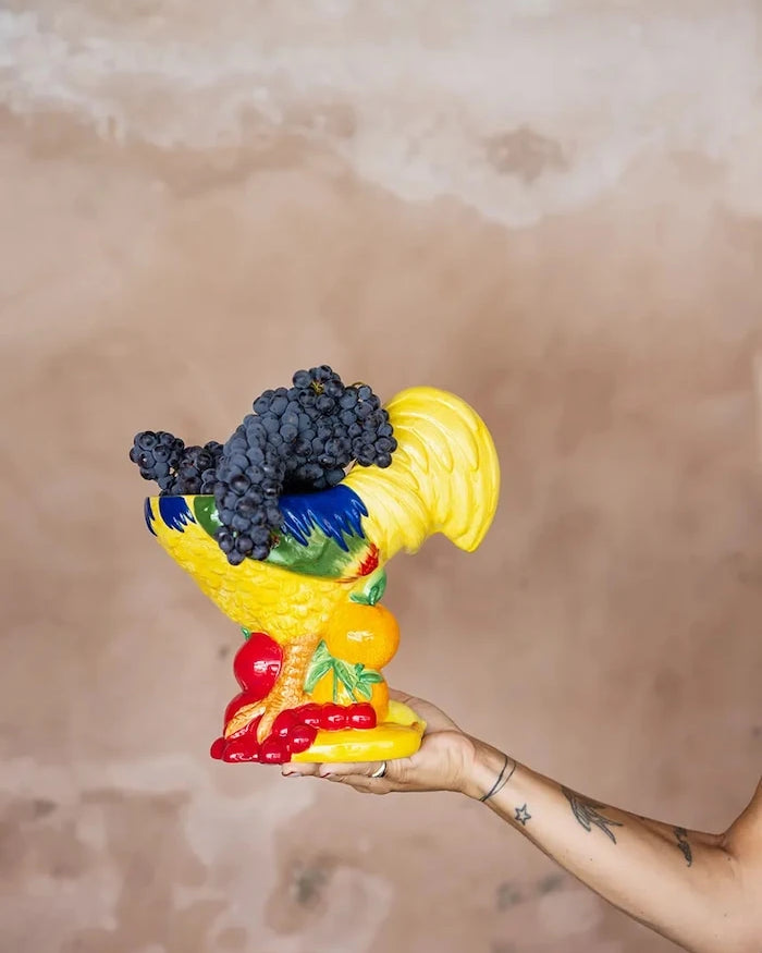 Byon Fruity Rooster 26 cm Dekoratif Kase