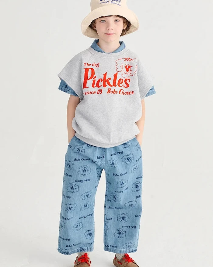Bobo Choses Pickles The Dog Çocuk Kot Pantolon