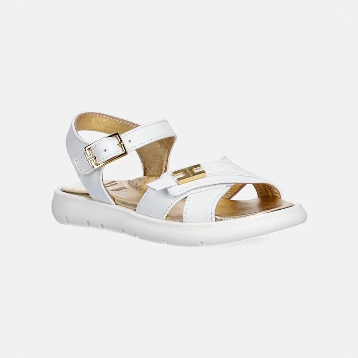 Детски сандали от кожа Elisabetta Franchi