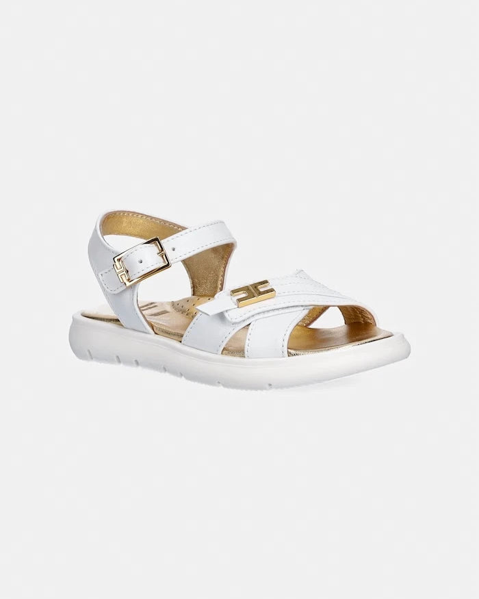 Elisabetta Franchi Çocuk Deri Sandalet