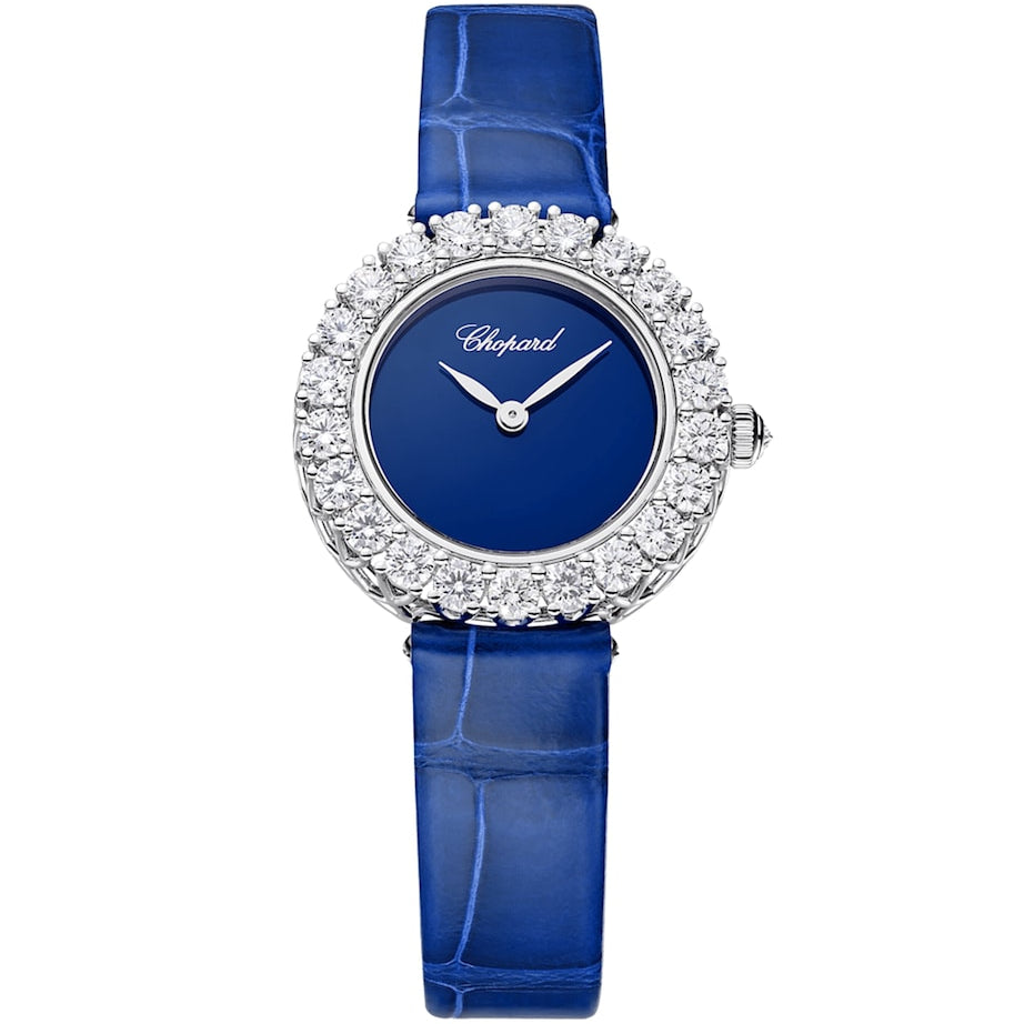White Gold, Diamond and Agate L'Heure du Diamant Watch 26mm