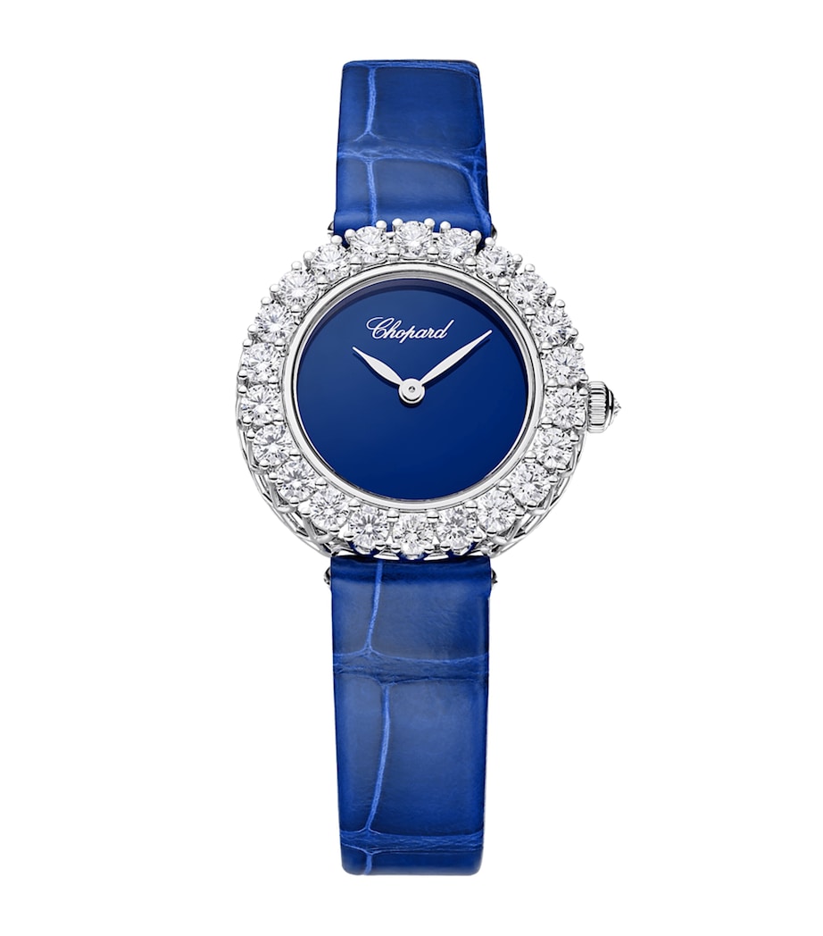 White Gold, Diamond and Agate L'Heure du Diamant Watch 26mm