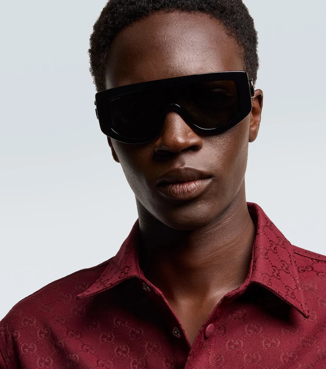 Gucci - Double G flat-top sunglasses