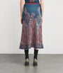 Multi Knitted Jacquard Maxi Skirt