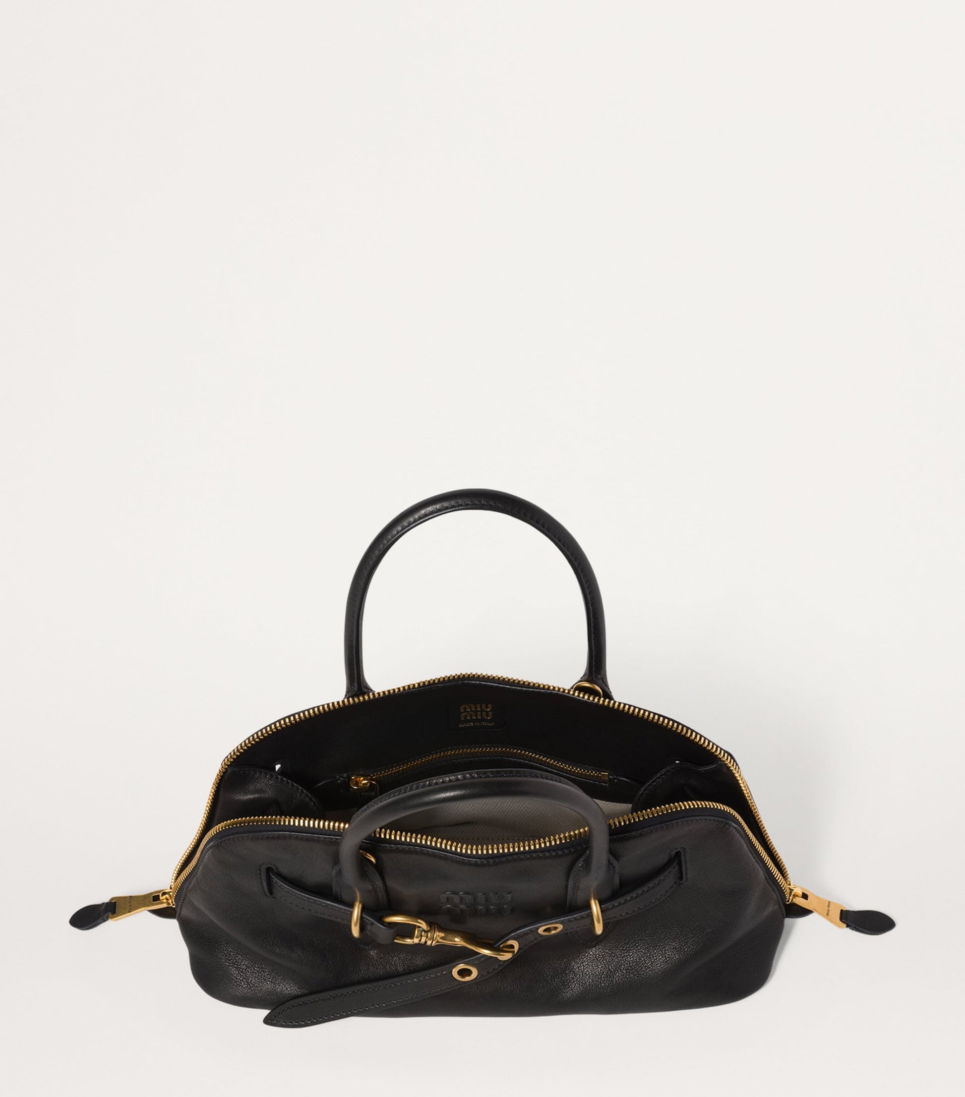 Black Aventure Top-Handle Bag