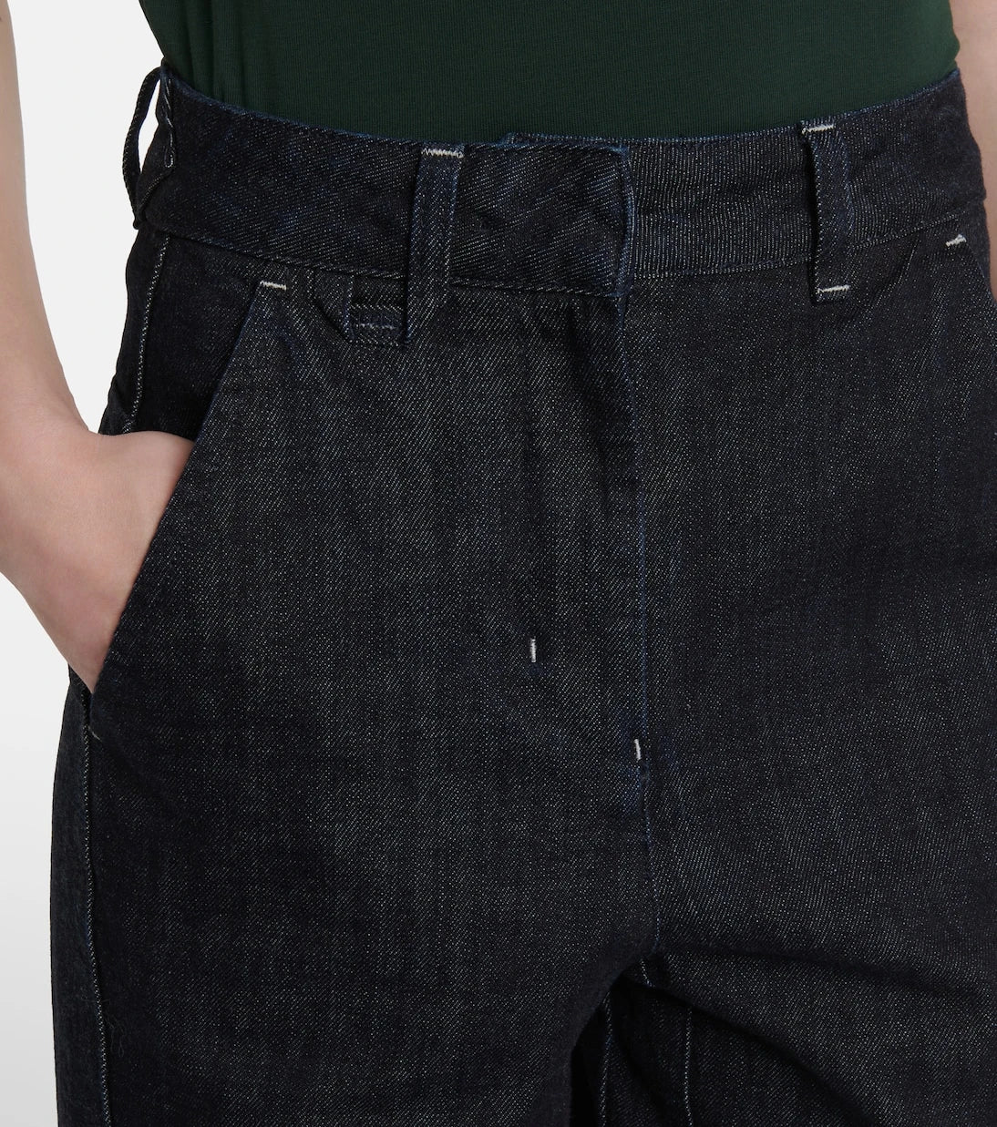 Jacquemus - De-Nîmes high-rise barrel-leg jeans