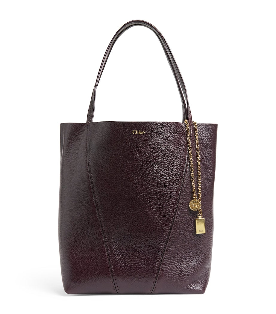 Chloé Medium Leather Spin Tote Bag