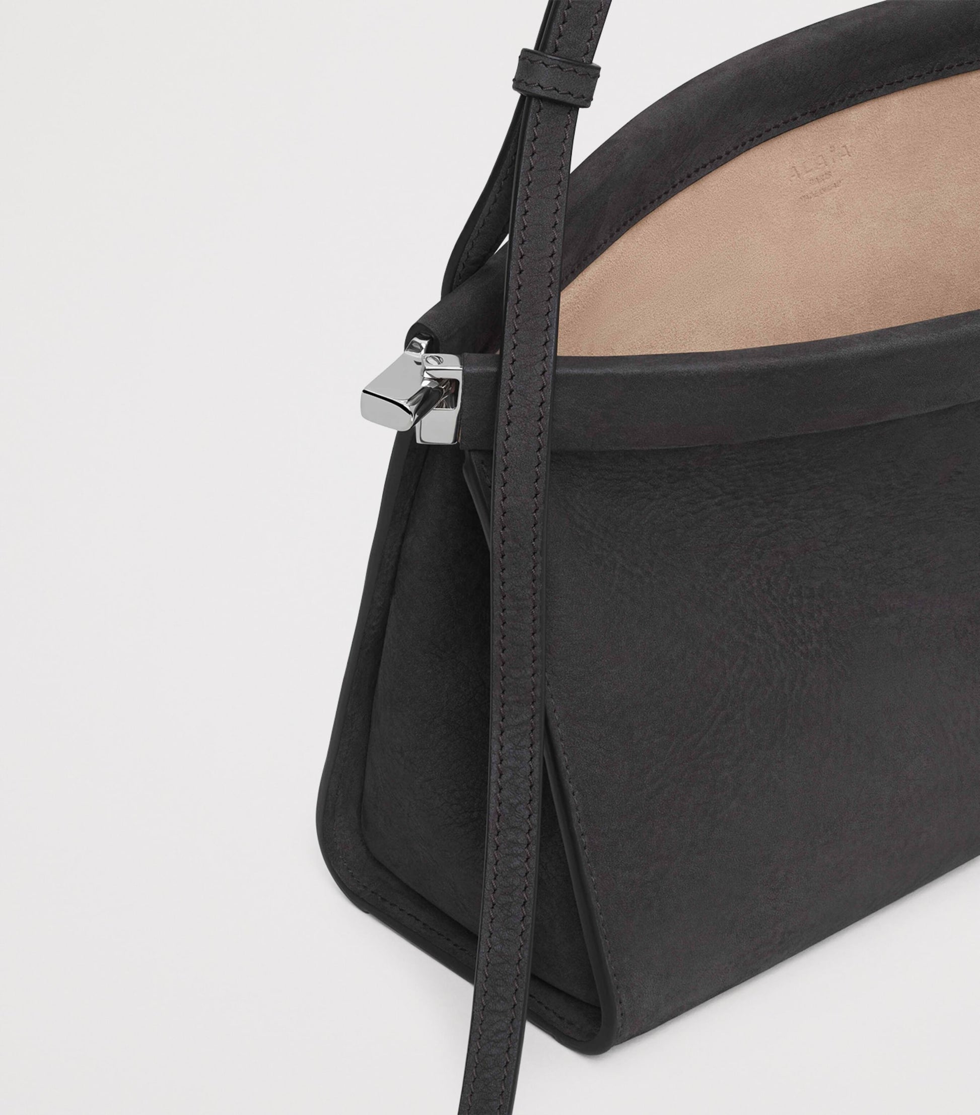 Alaïa Medium Leather Le Click East West Shoulder Bag