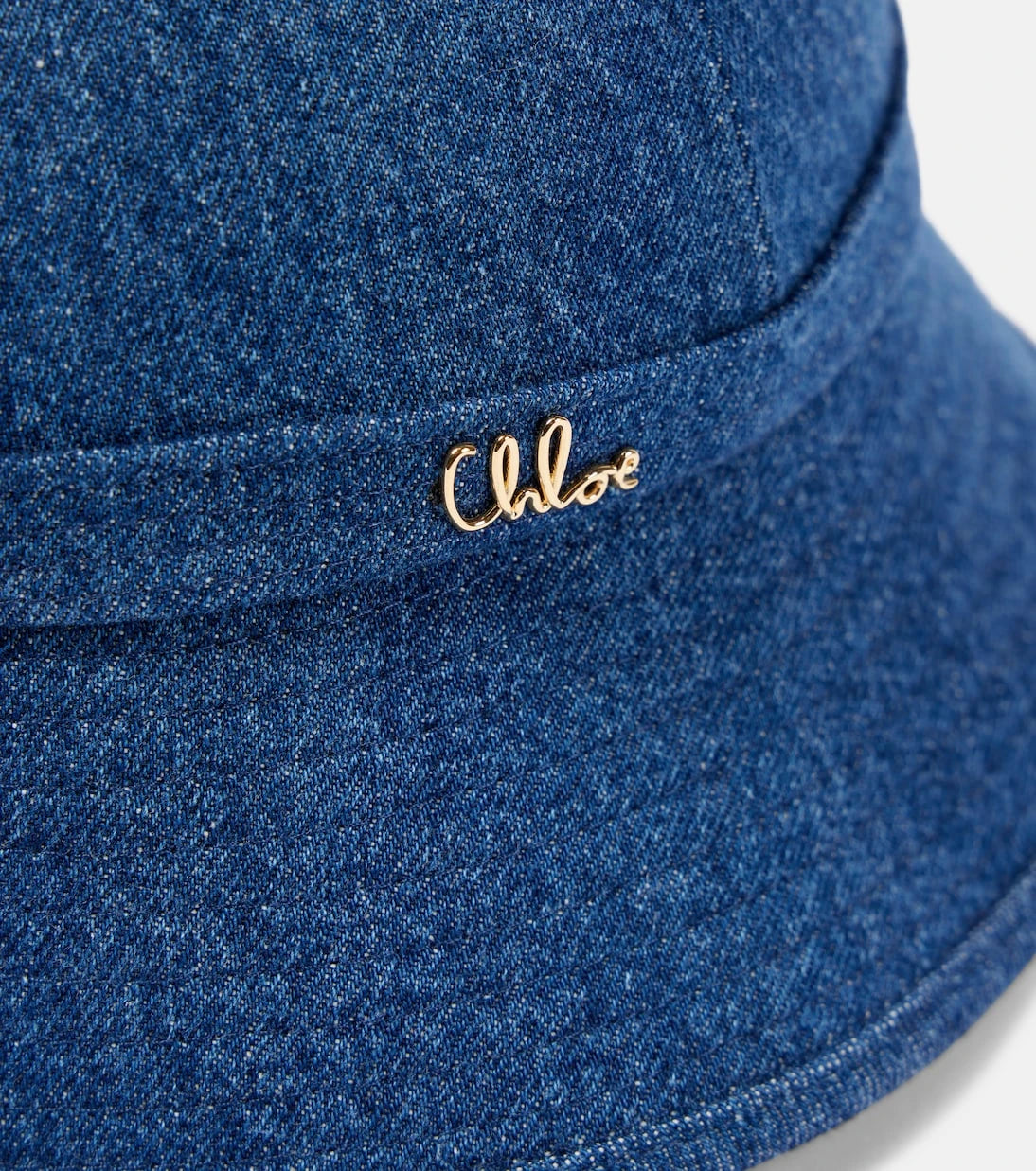 Chloé - Chloé Iconic denim bucket hat