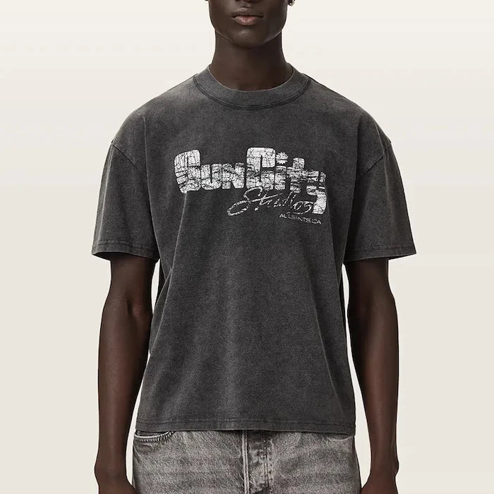 AllSaints тениска basic мъжка от памук SUN