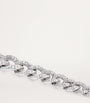 White Gold and Diamond Gradual Pavé Link Bracelet