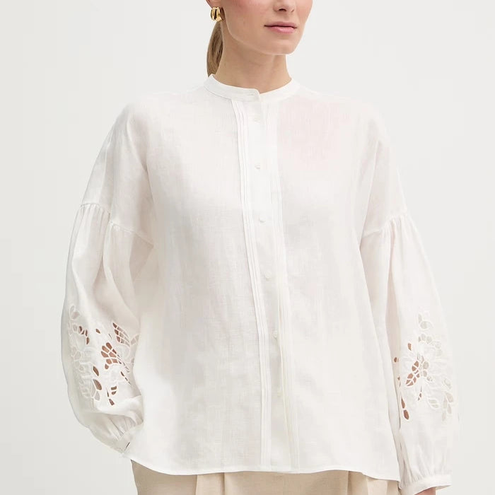 Weekend Max Mara риза дамска от лен ESTRO