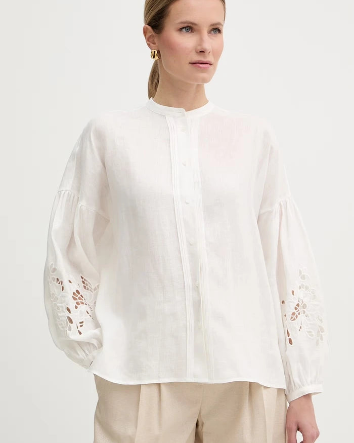 Weekend Max Mara риза дамска от лен ESTRO