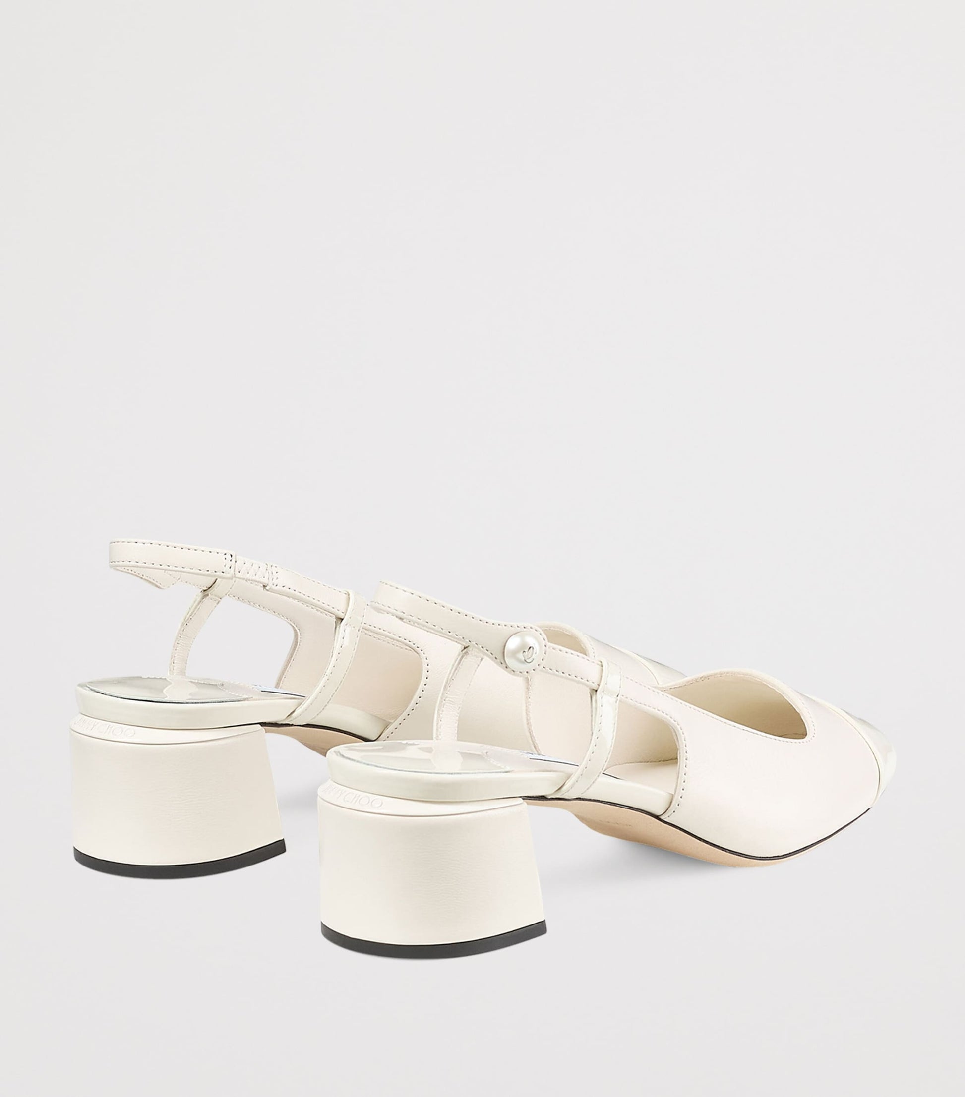 Jimmy Choo Elisa 45 Leather Slingback Pumps