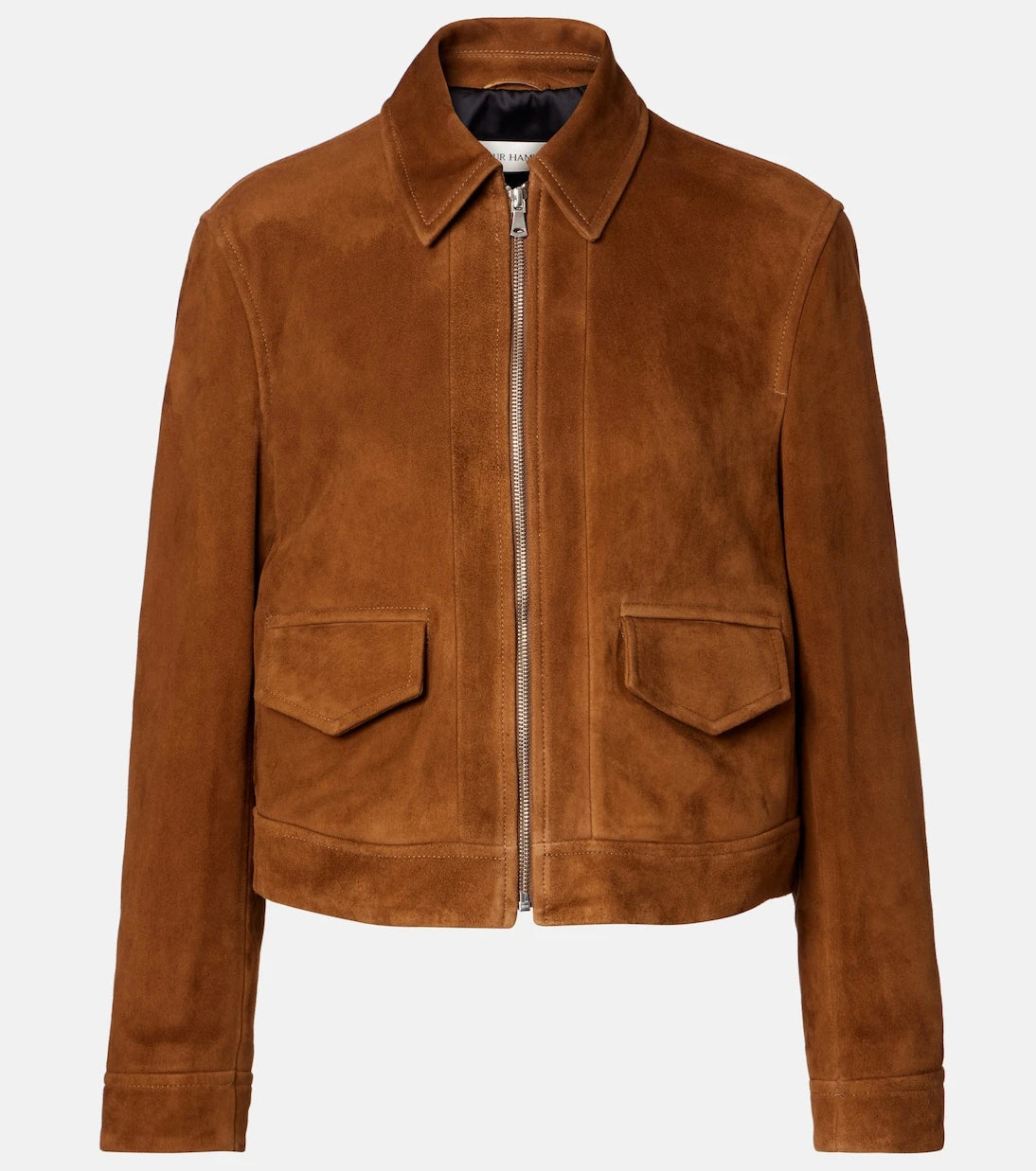 Nour Hammour - Vanves suede bomber jacket