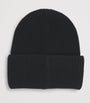 Virgin Wool Ribbed Beanie