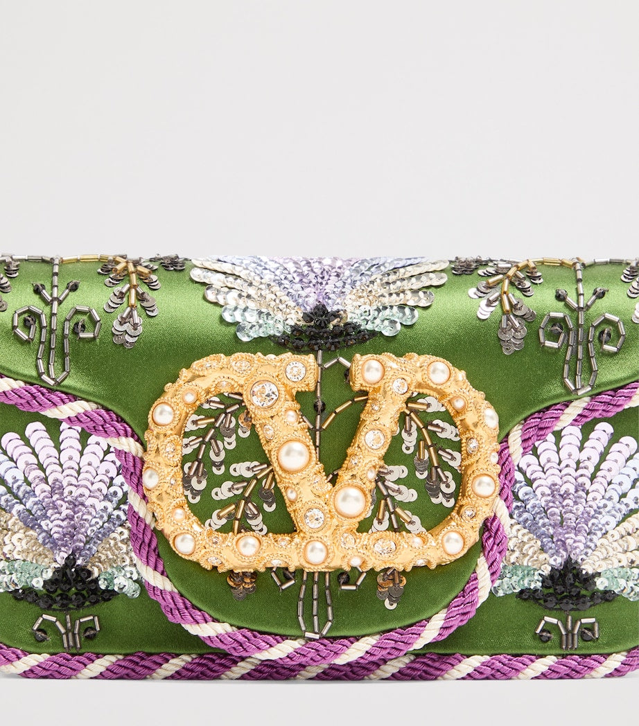 Small Embellished Locò Shoulder Bag