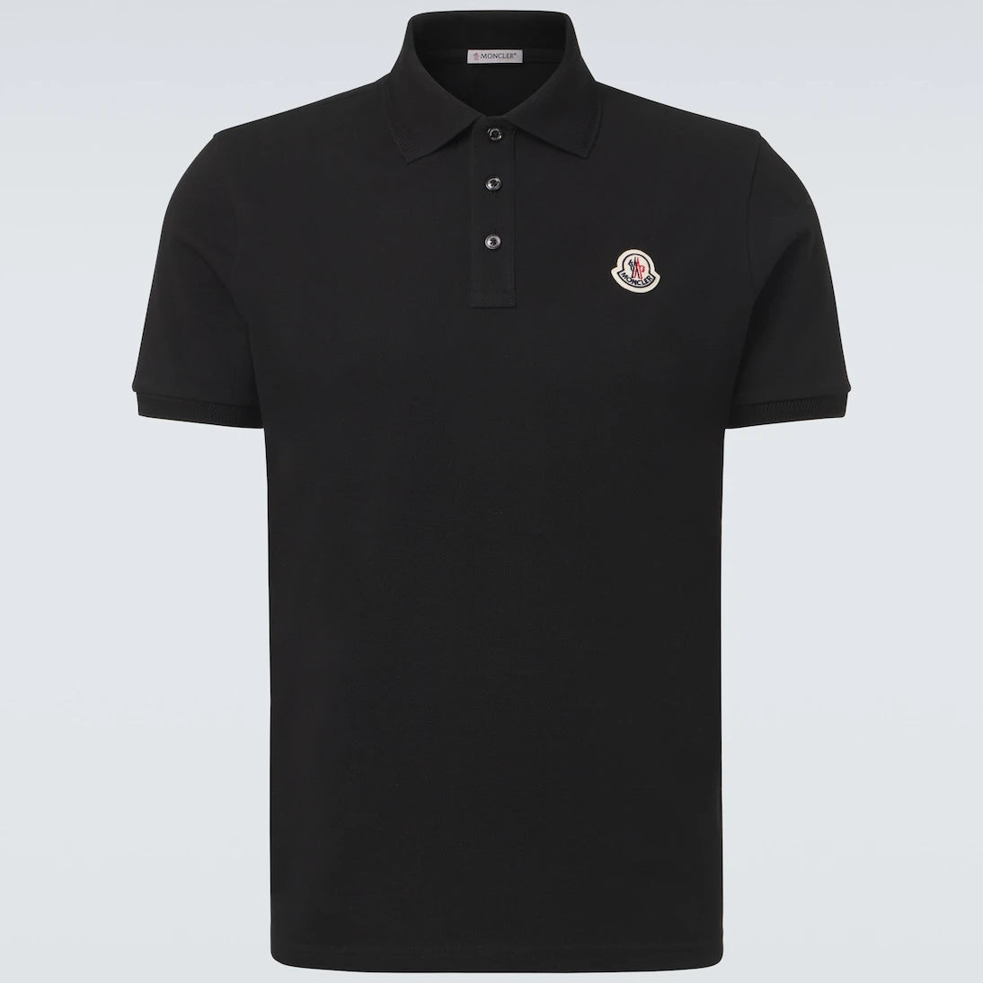 Moncler - Logo cotton piqué polo shirt