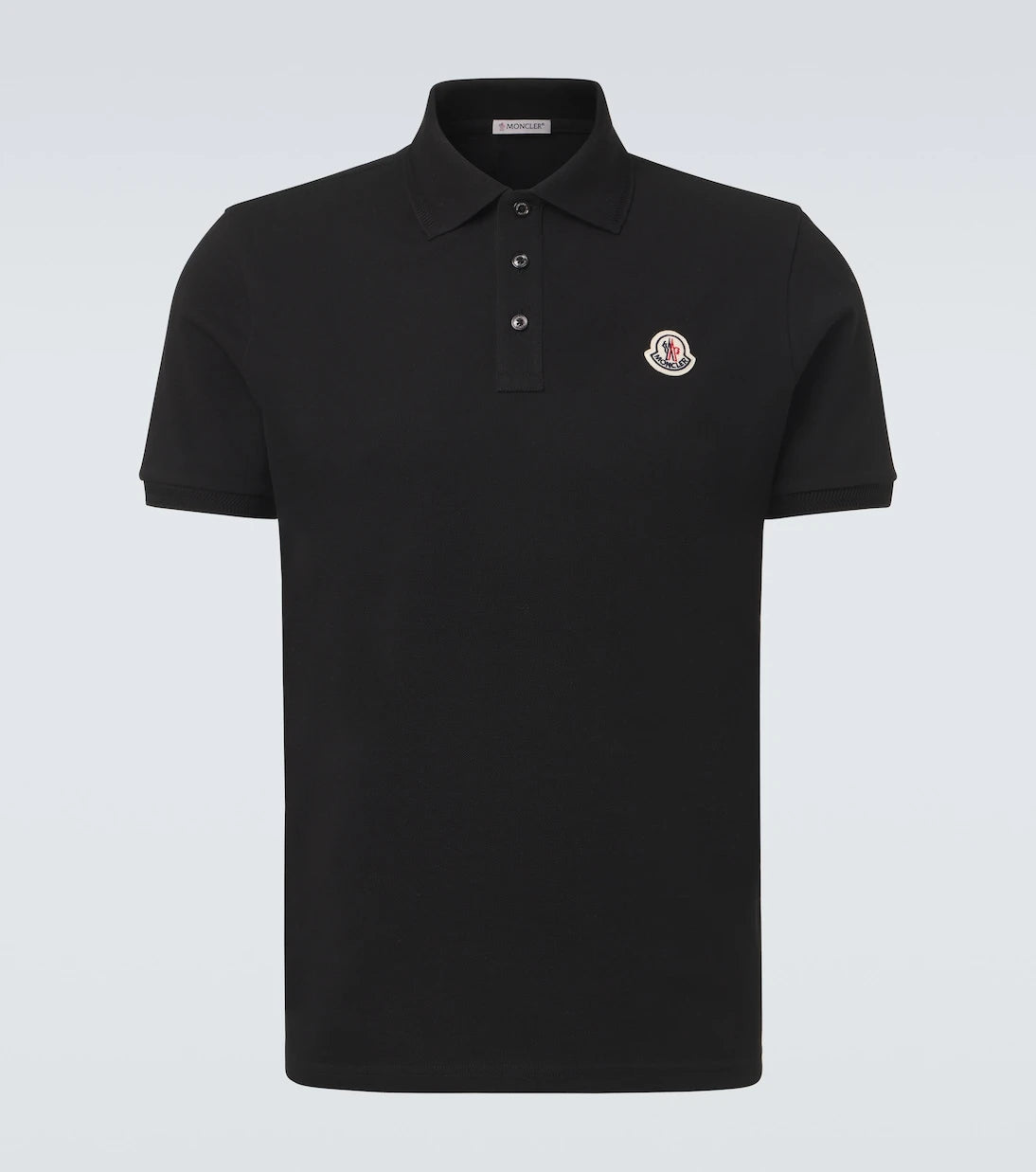 Moncler - Logo cotton piqué polo shirt
