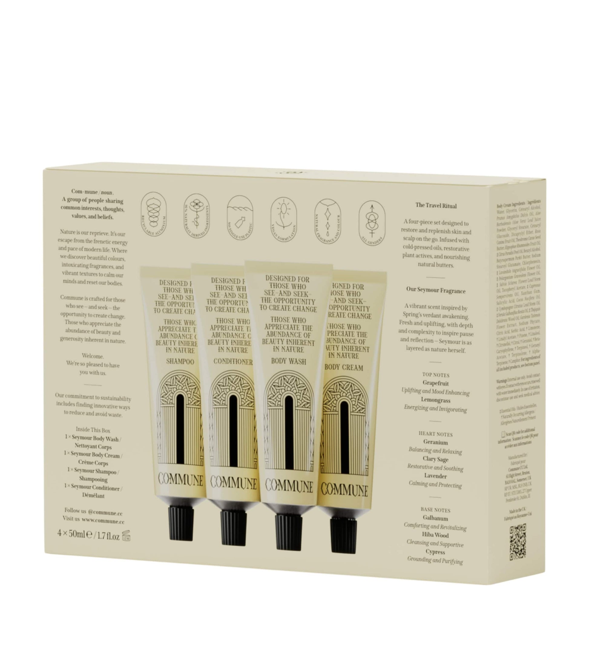 The Voyagers Seymour Body and Haircare Travel Set