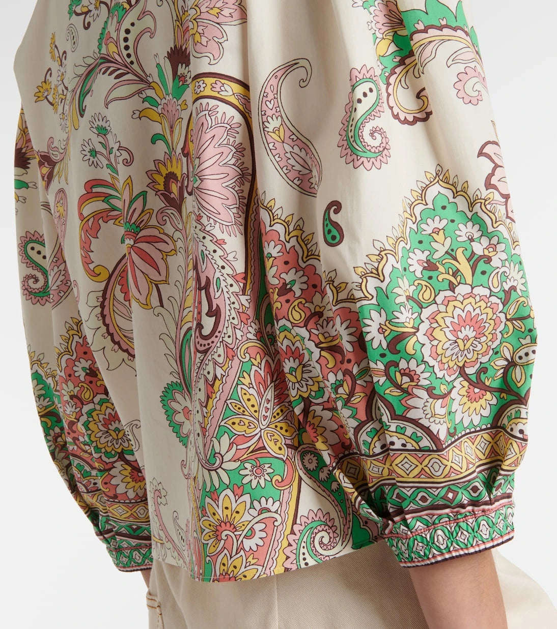 Etro - Printed cotton top