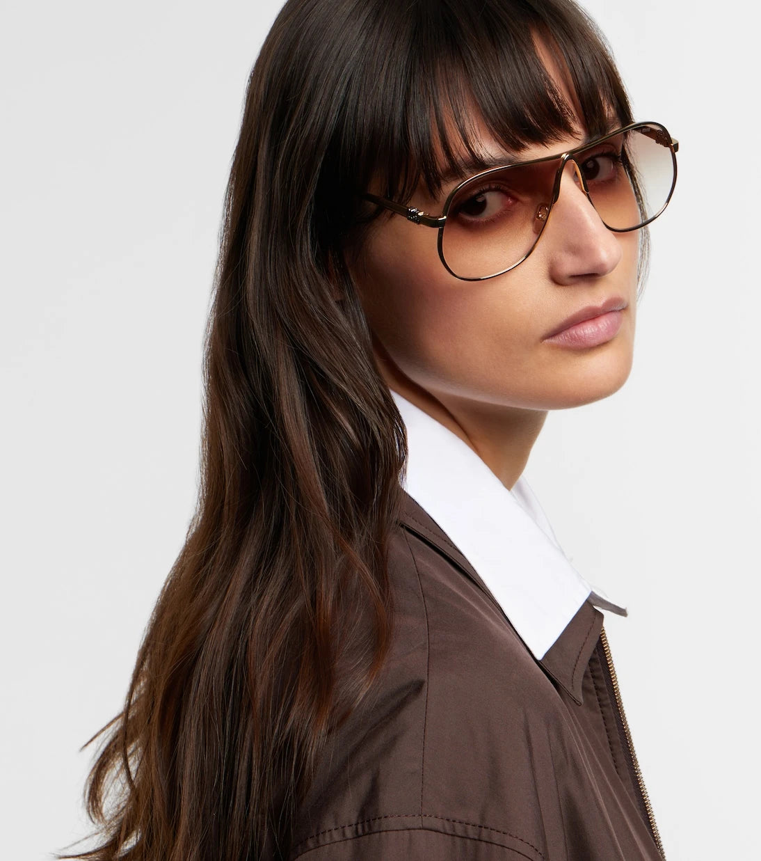 Miu Miu - نظارات Miu Ombre الشمسية بعدسات طيار