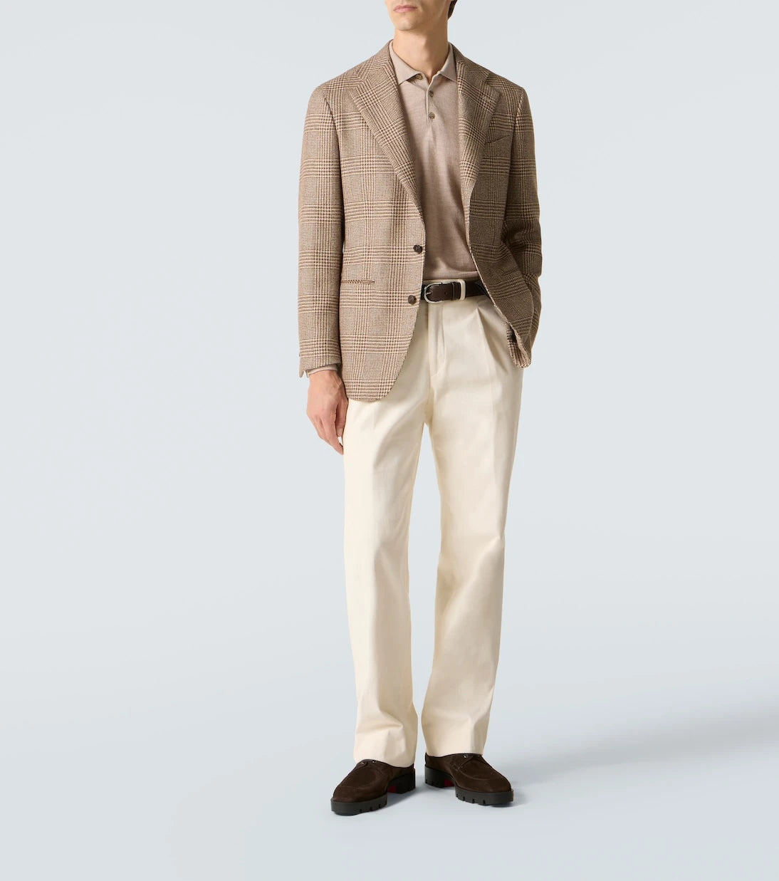 Christian Louboutin - Davisol Lion suede Derby shoes