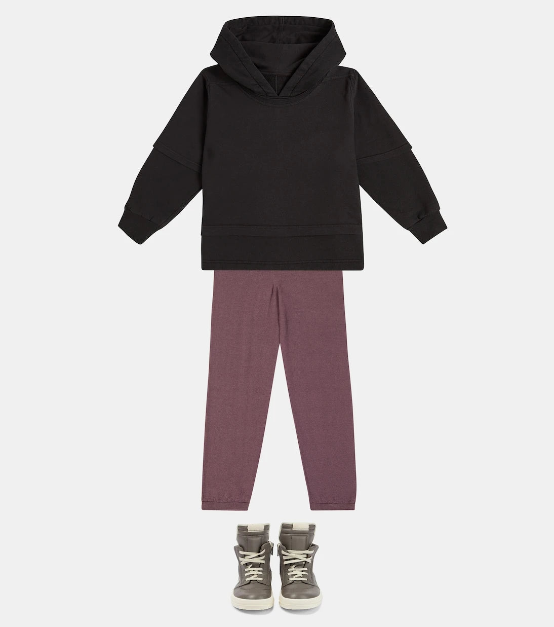 Rick Owens Kids - Geobasket high-top sneakers