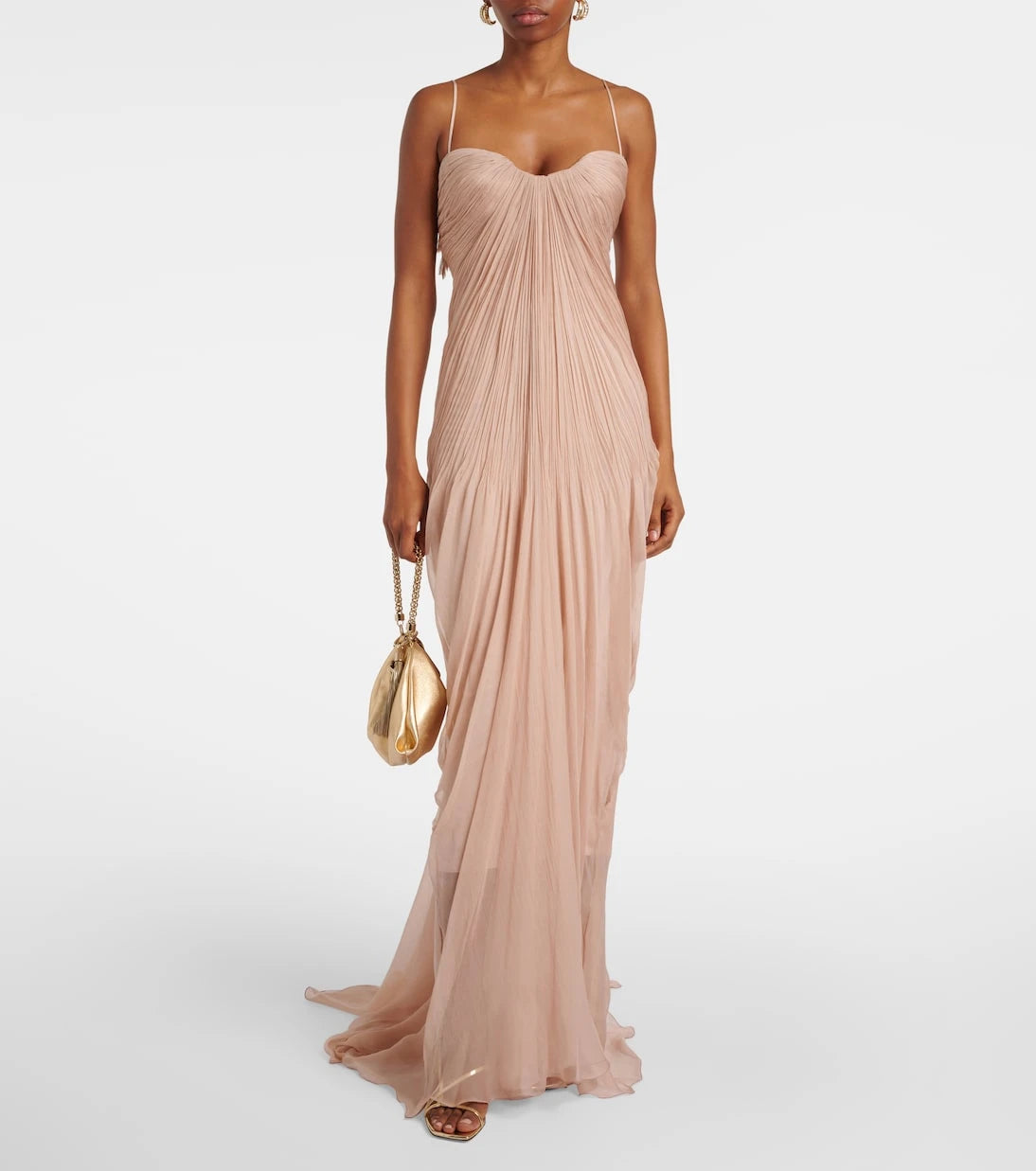 Maria Lucia Hohan - Victoria gathered silk gown