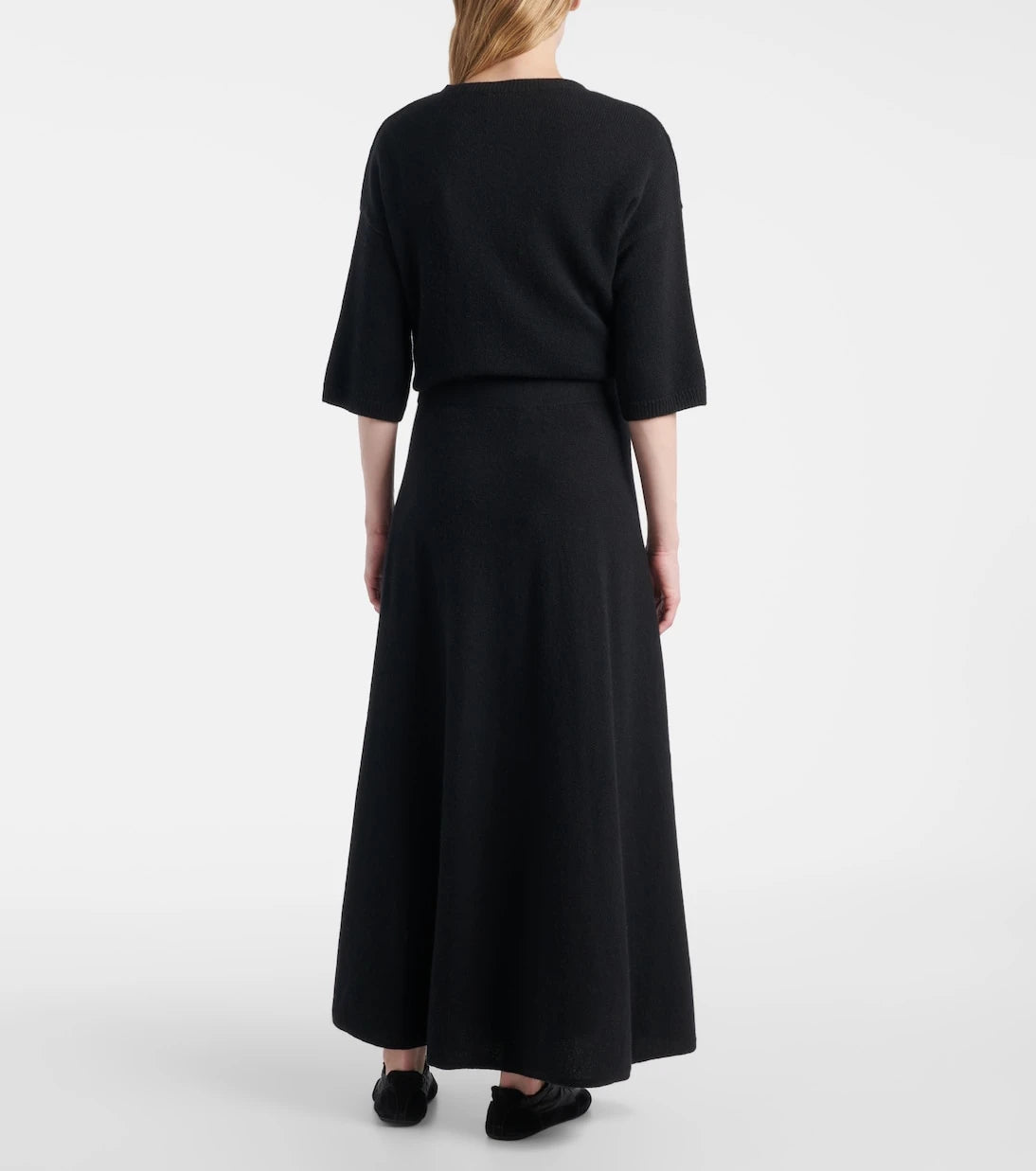 Lisa Yang - Torie high-rise cashmere maxi skirt