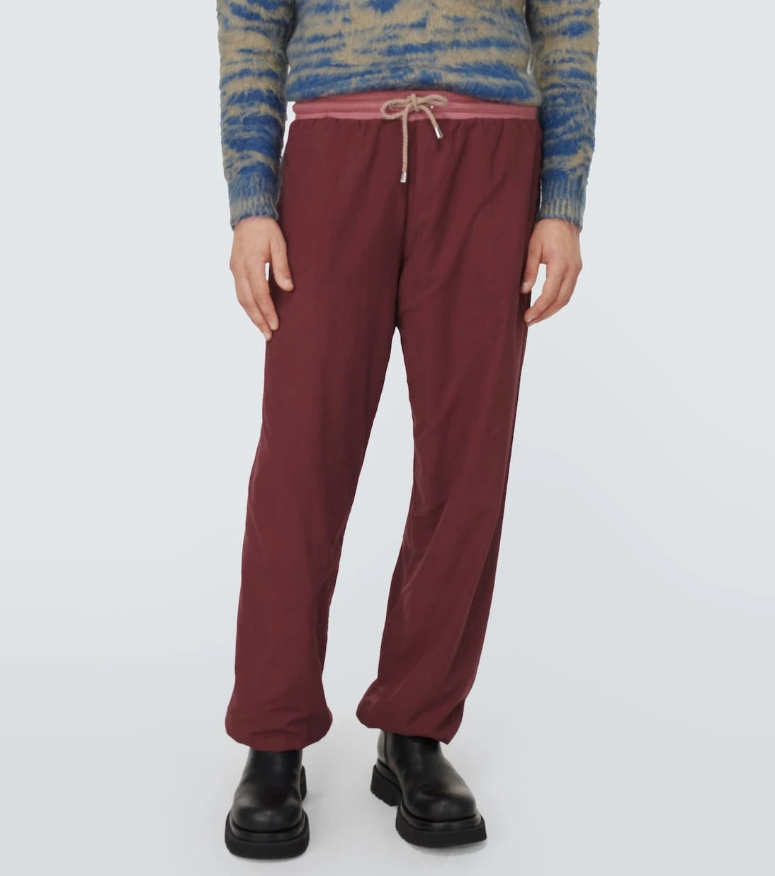 Ranra - Hlaup cotton-blend sweatpants