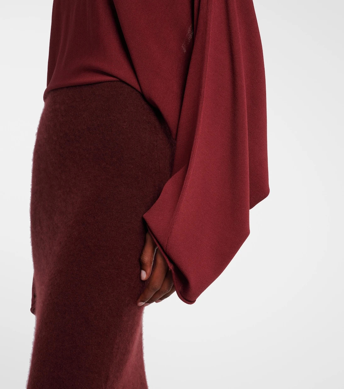Aya Muse - Pine caped maxi dress