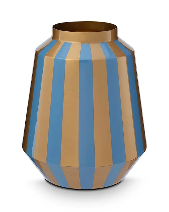Декоративна ваза Pip Studio Stripes Light Blue 24 x 29 cm
