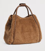 Max Mara Beige Small Teddy Marine Top-Handle Bag