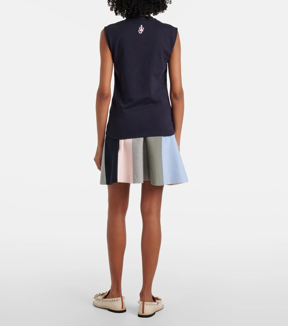 JW Anderson - Printed cotton jersey tank top