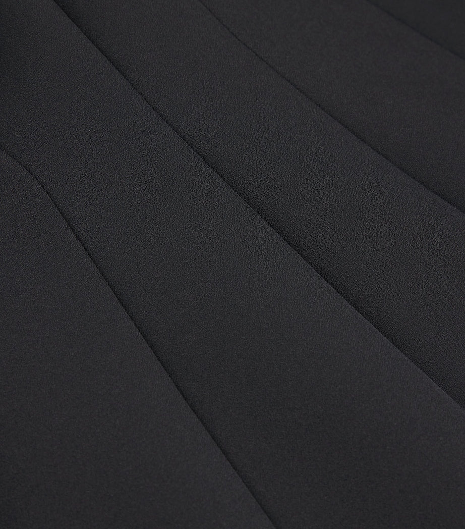 Structured Mini Dress BLACK