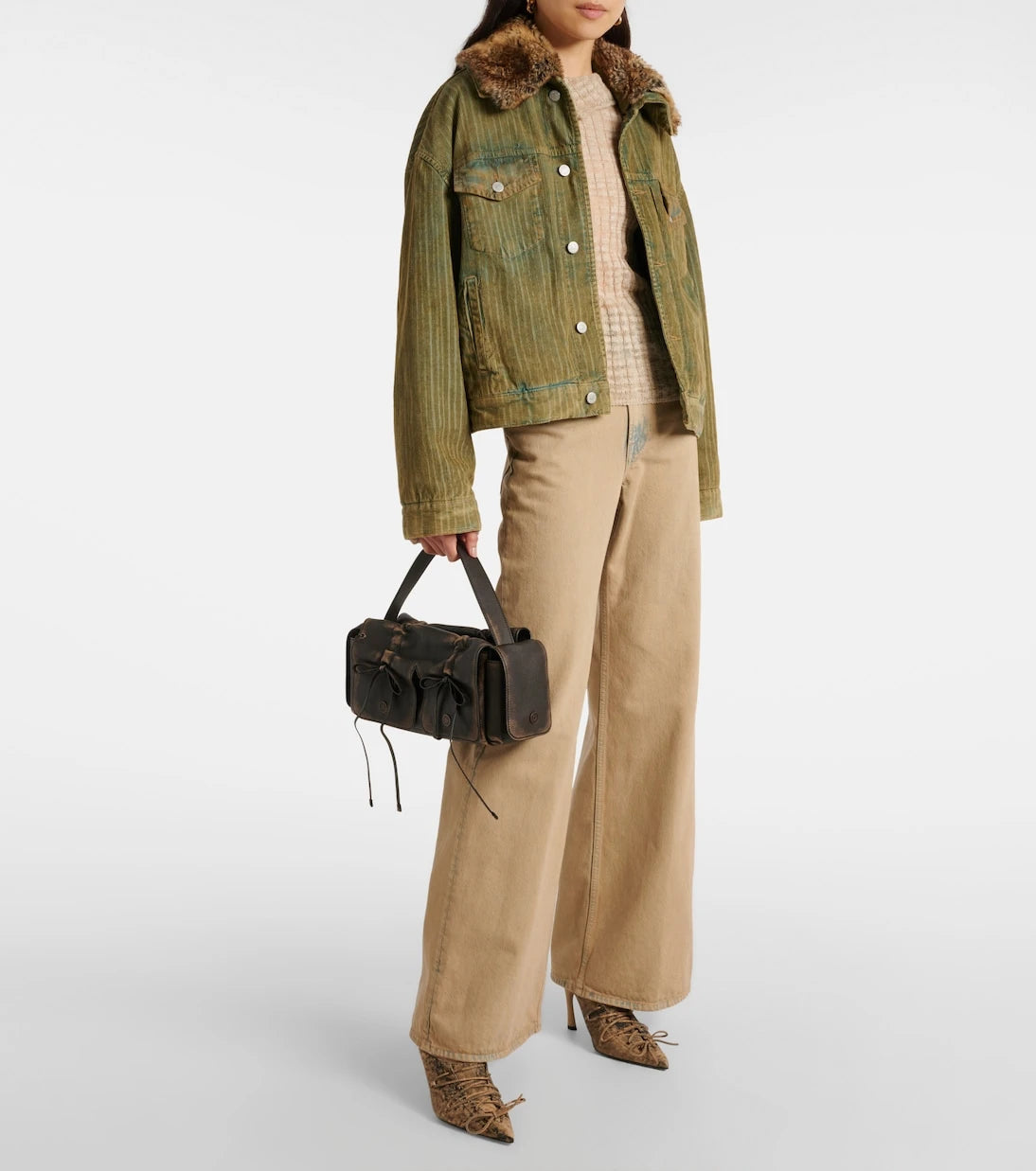Acne Studios - Multipocket leather shoulder bag