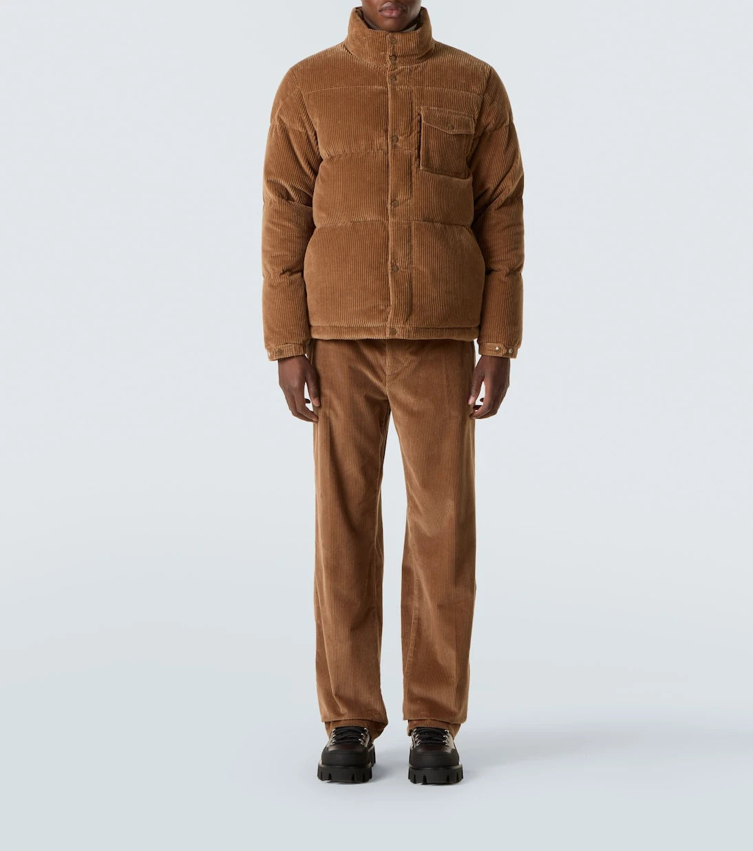 Moncler - Serrant cotton corduroy down jacket