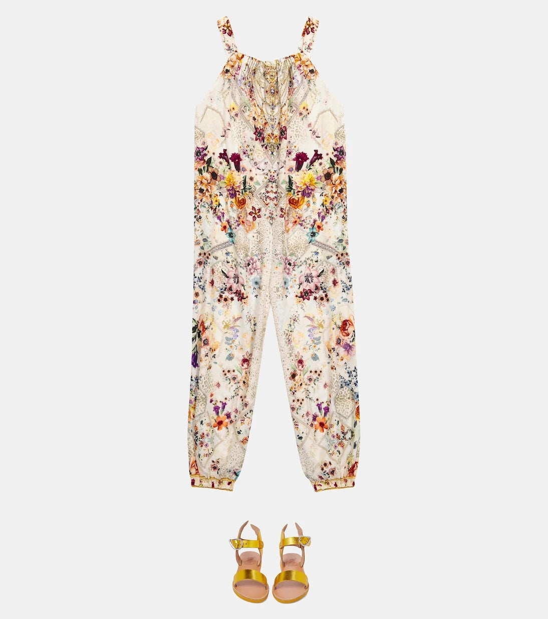 Camilla Kids - Embellished floral jumpsuit
