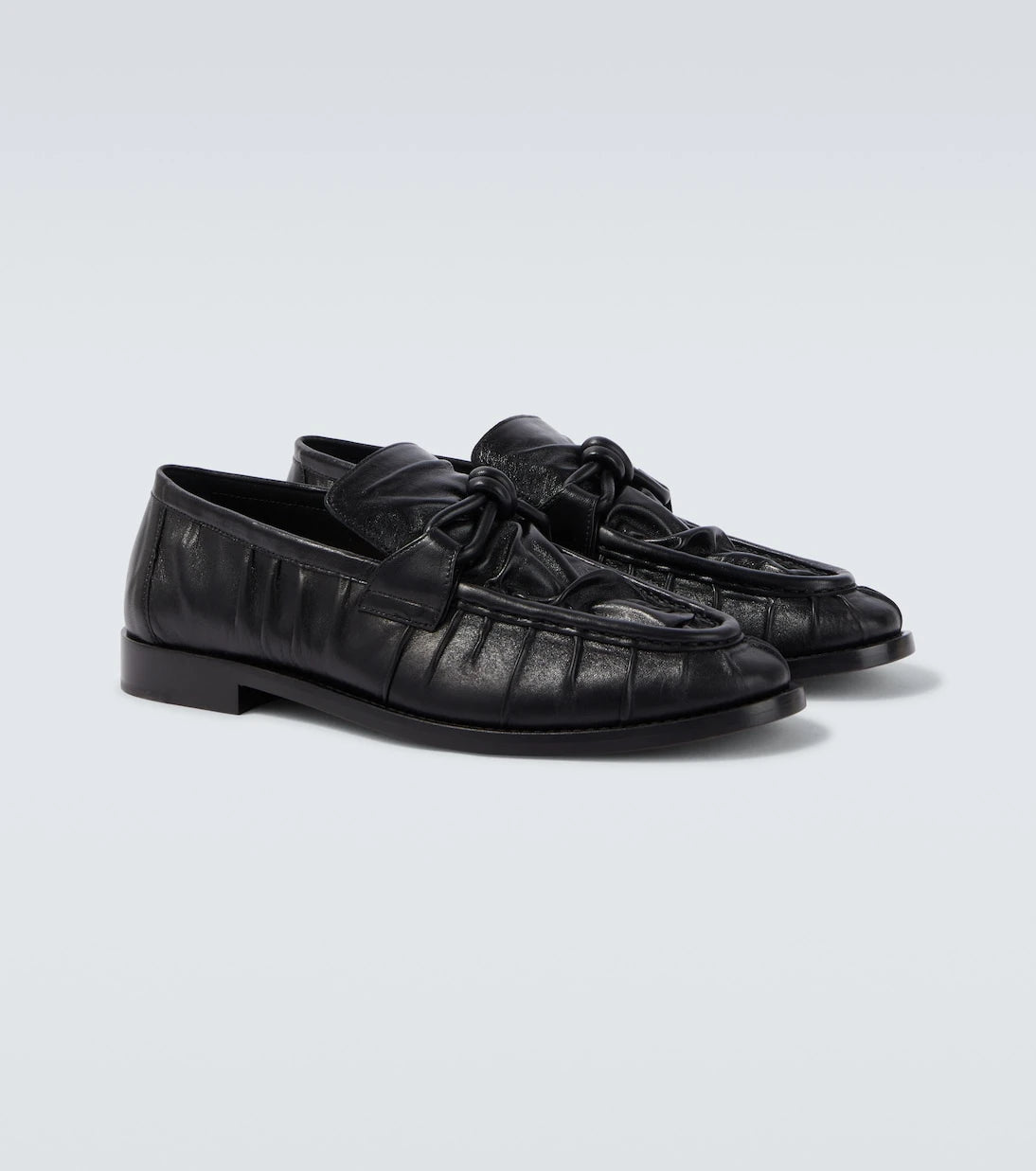 Bottega Veneta - Astaire leather loafers