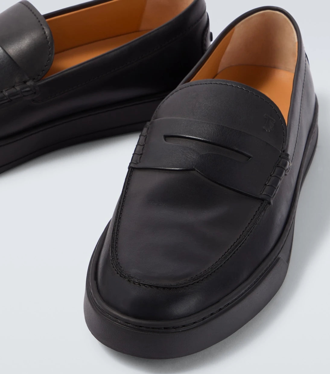 Tod's - Leather penny loafers