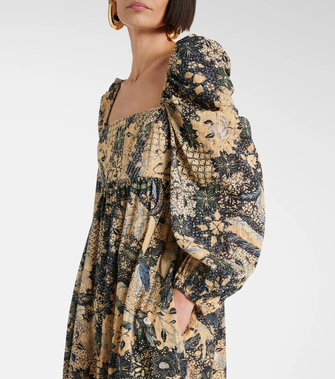Ulla Johnson - Natilda gathered cotton-blend maxi dress