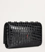 Christian Louboutin Red Paloma Alligator-Embossed Calfskin Clutch Bag