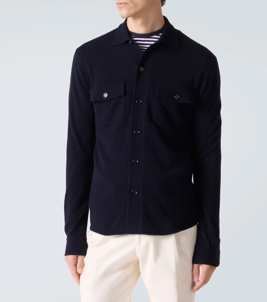 Allude - Wool and cashmere overshirt