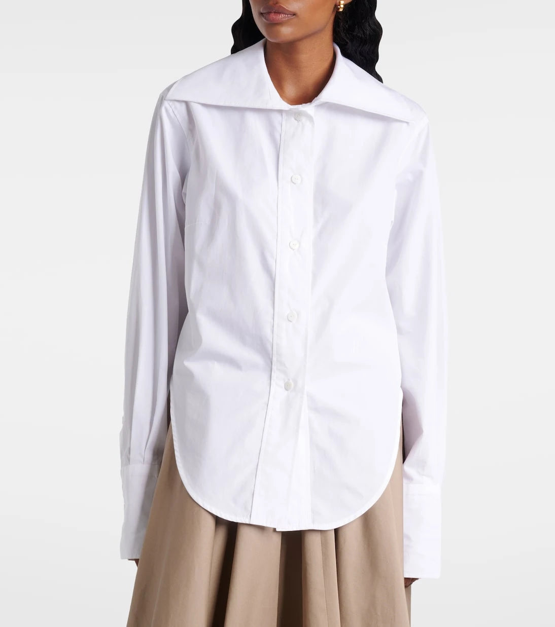 Patou - Violin cotton poplin shirt