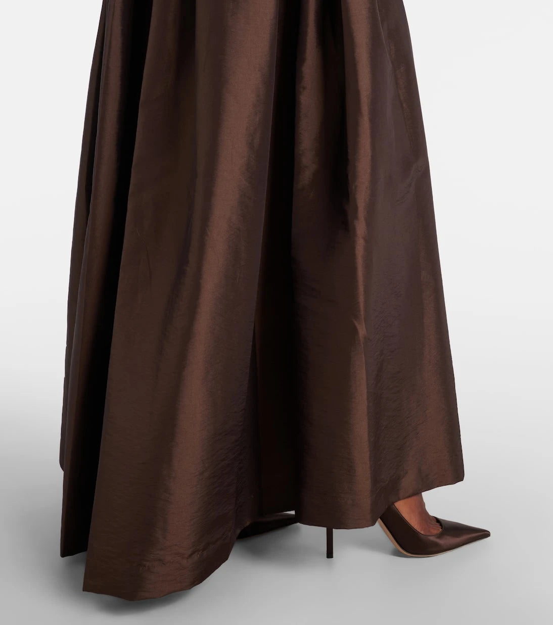 Simkhai - Julip belted taffetta gown